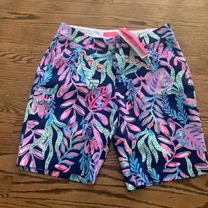 Lilly Pulitzer natia mid-rise knit shorts size 2